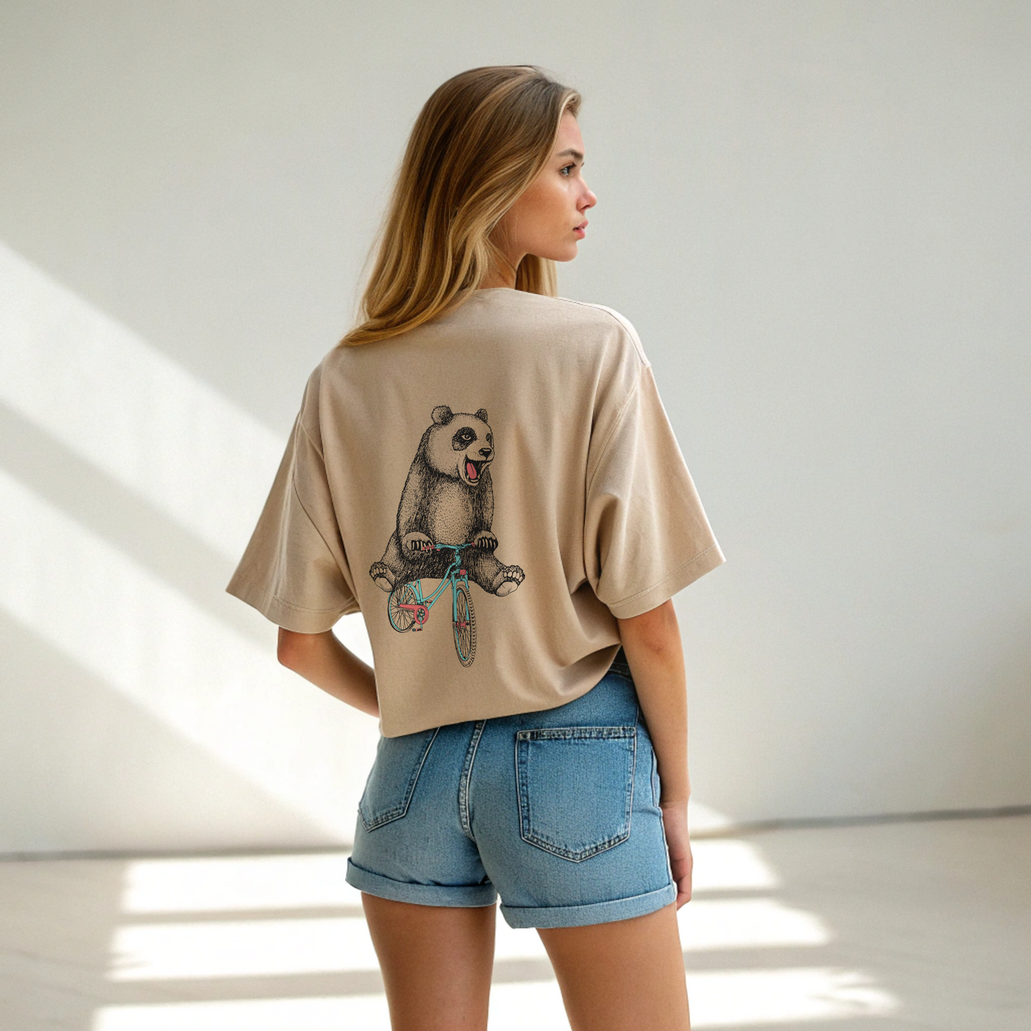 Panda Oversized Tees