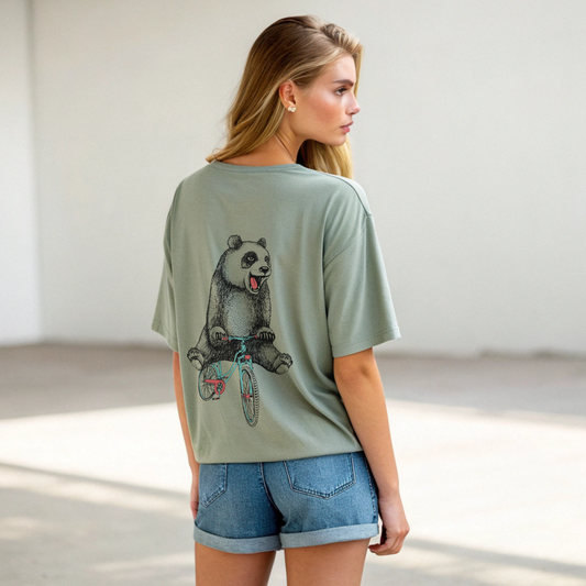 Panda Oversized Tees